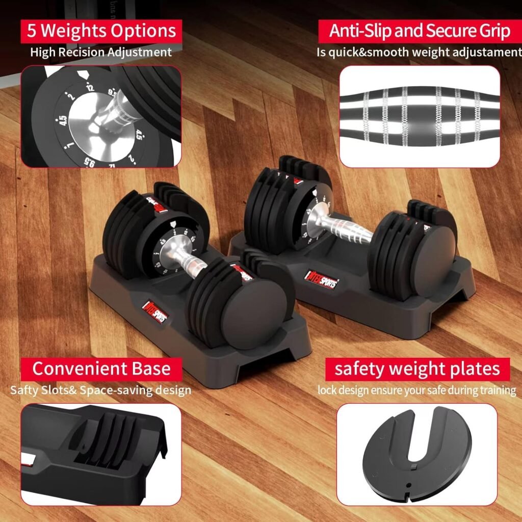 HIIT workout equipment Best portable dumbbells